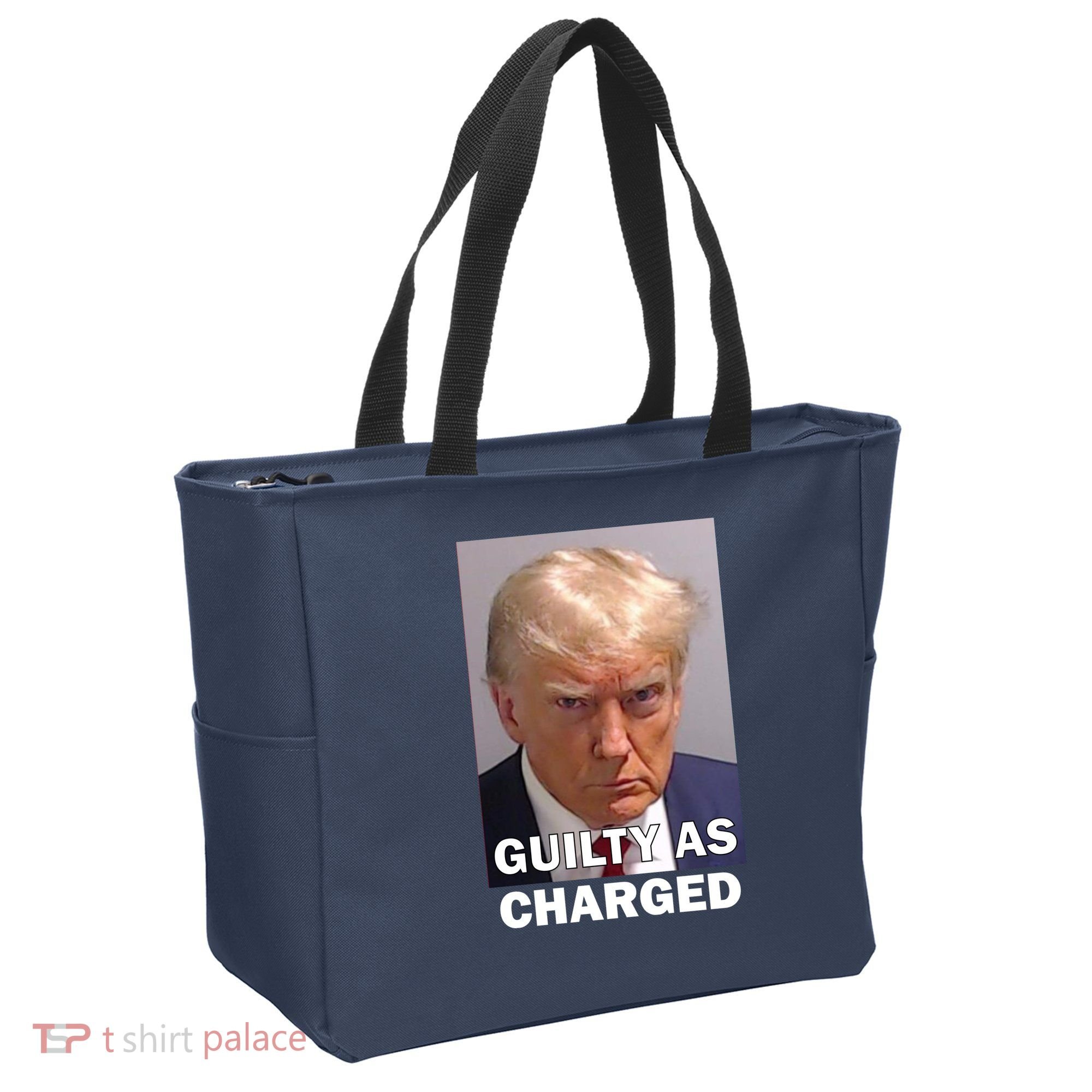 Guilty As Charge Trump Mugshot Tote Bag