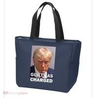 Guilty As Charge Trump Mugshot Tote Bag thumb 3