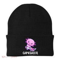 Gamesalotl Axolotl Cute Playing Video Game Beanie thumb 0