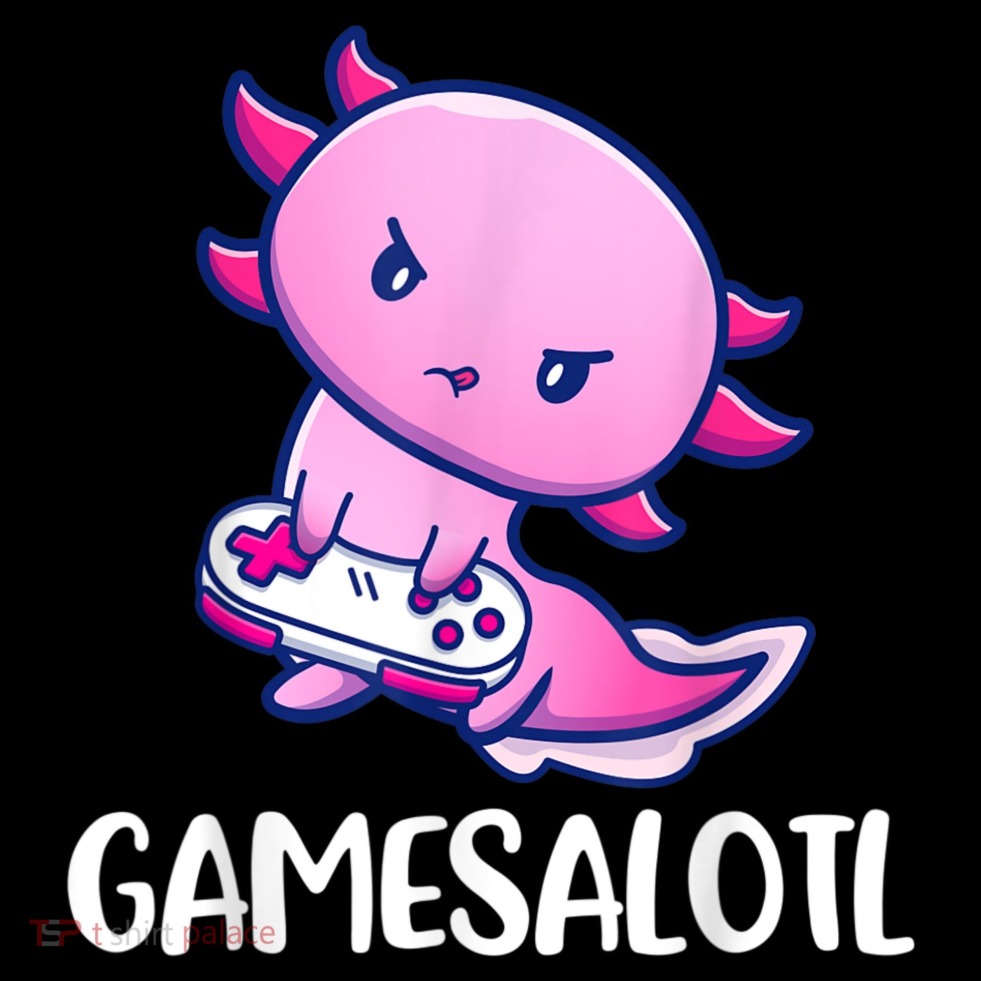 Gamesalotl Axolotl Cute Playing Video Game Women's Hoodie