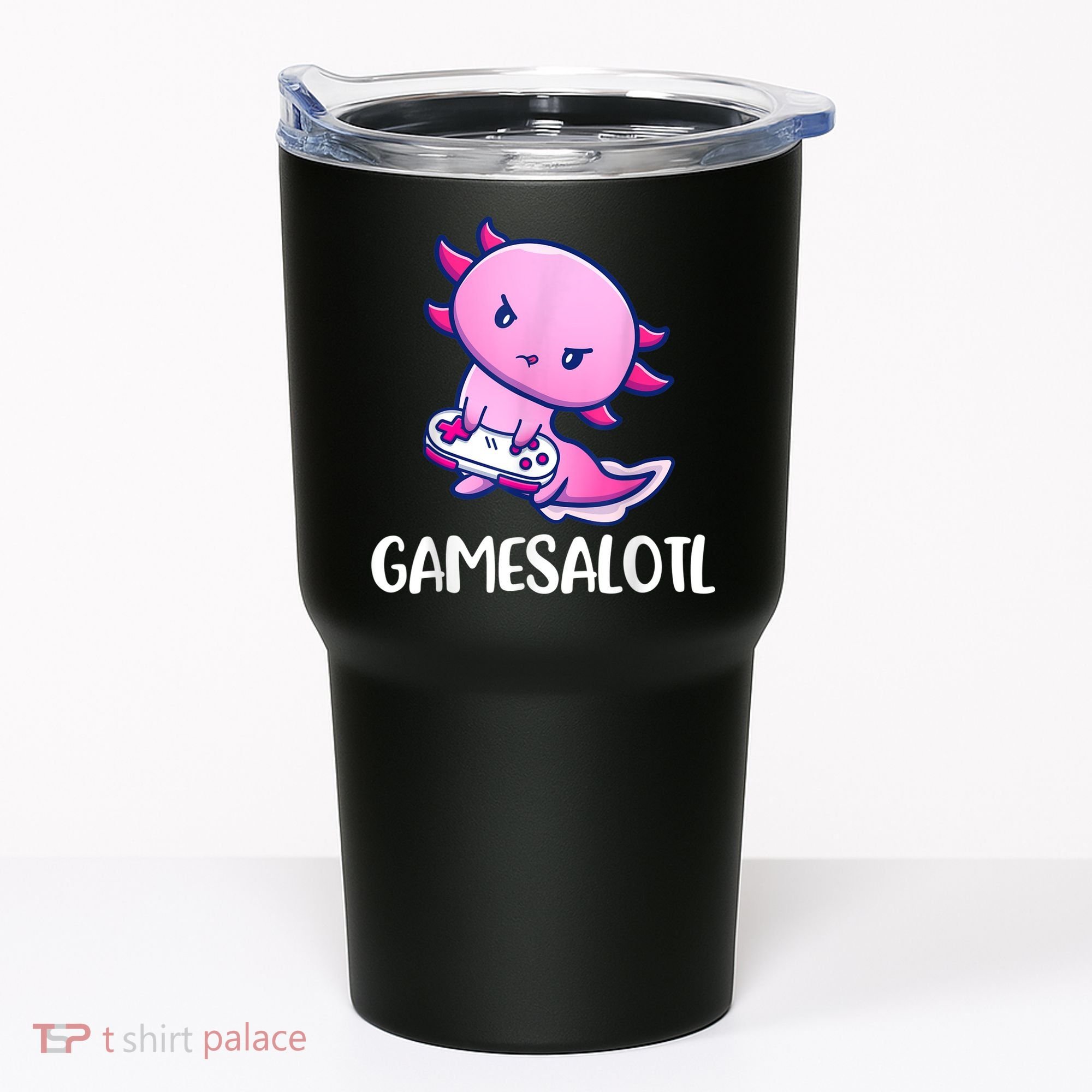 Gamesalotl Axolotl Cute Playing Video Game Tumbler