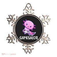 Gamesalotl Axolotl Cute Playing Video Game Ornament thumb 0