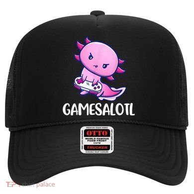 Gamesalotl Axolotl Cute Playing Video Game Hat