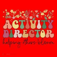 Groovy Activity Director Activity Professional Week Santa Hat thumb 1