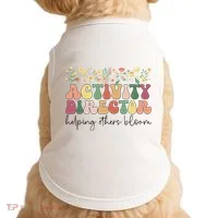 Groovy Activity Director Activity Professional Week Doggie Tank thumb 0