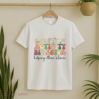 Groovy Activity Director Activity Professional Week T-Shirt thumb 2
