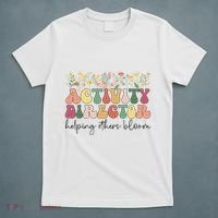 Groovy Activity Director Activity Professional Week T-Shirt thumb 5