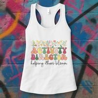 Groovy Activity Director Activity Professional Week Women's Tank Top thumb 3