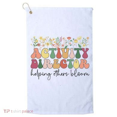 Groovy Activity Director Activity Professional Week Golf Towel