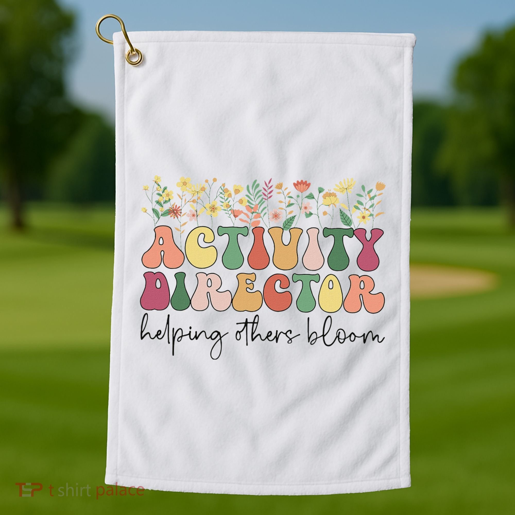 Groovy Activity Director Activity Professional Week Golf Towel