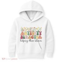 Groovy Activity Director Activity Professional Week Kids Hoodie thumb 0