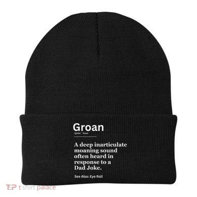 Groan A Deep Inarticulate Moaning Sound Heard After Dad Beanie