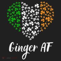 Ginger AF Drinking Redhead Irish St Patrick's Day Women's Sweatshirt thumb 2