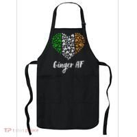 Ginger AF Drinking Redhead Irish St Patrick's Day Apron thumb 0