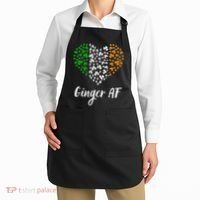 Ginger AF Drinking Redhead Irish St Patrick's Day Apron thumb 2