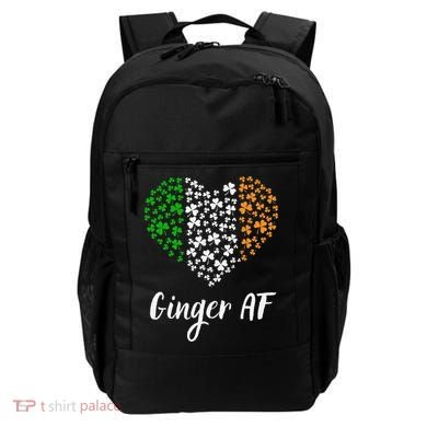 Ginger AF Drinking Redhead Irish St Patrick's Day Backpack