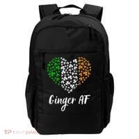 Ginger AF Drinking Redhead Irish St Patrick's Day Backpack thumb 0