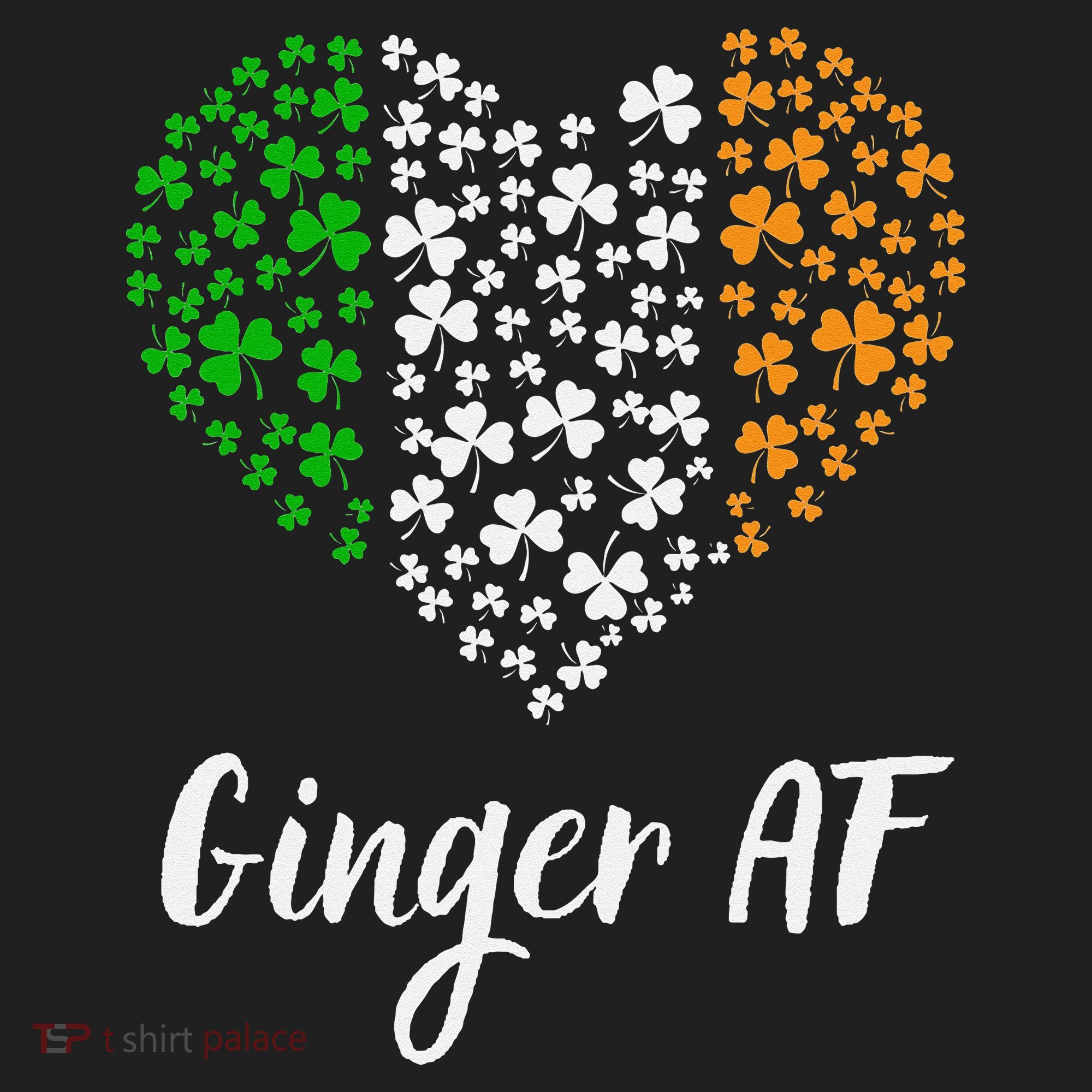 Ginger AF Drinking Redhead Irish St Patrick's Day Golf Towel