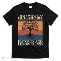 Genealogy Ancestry Dna Genealogist Family Tree Maker T-Shirt thumb 0