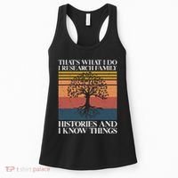 Genealogy Ancestry Dna Genealogist Family Tree Maker Women's Tank Top thumb 0