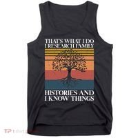 Genealogy Ancestry Dna Genealogist Family Tree Maker Tank Top thumb 0
