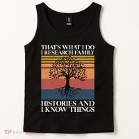 Genealogy Ancestry Dna Genealogist Family Tree Maker Tank Top thumb 2
