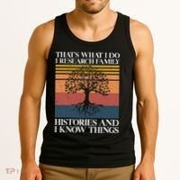 Genealogy Ancestry Dna Genealogist Family Tree Maker Tank Top thumb 3