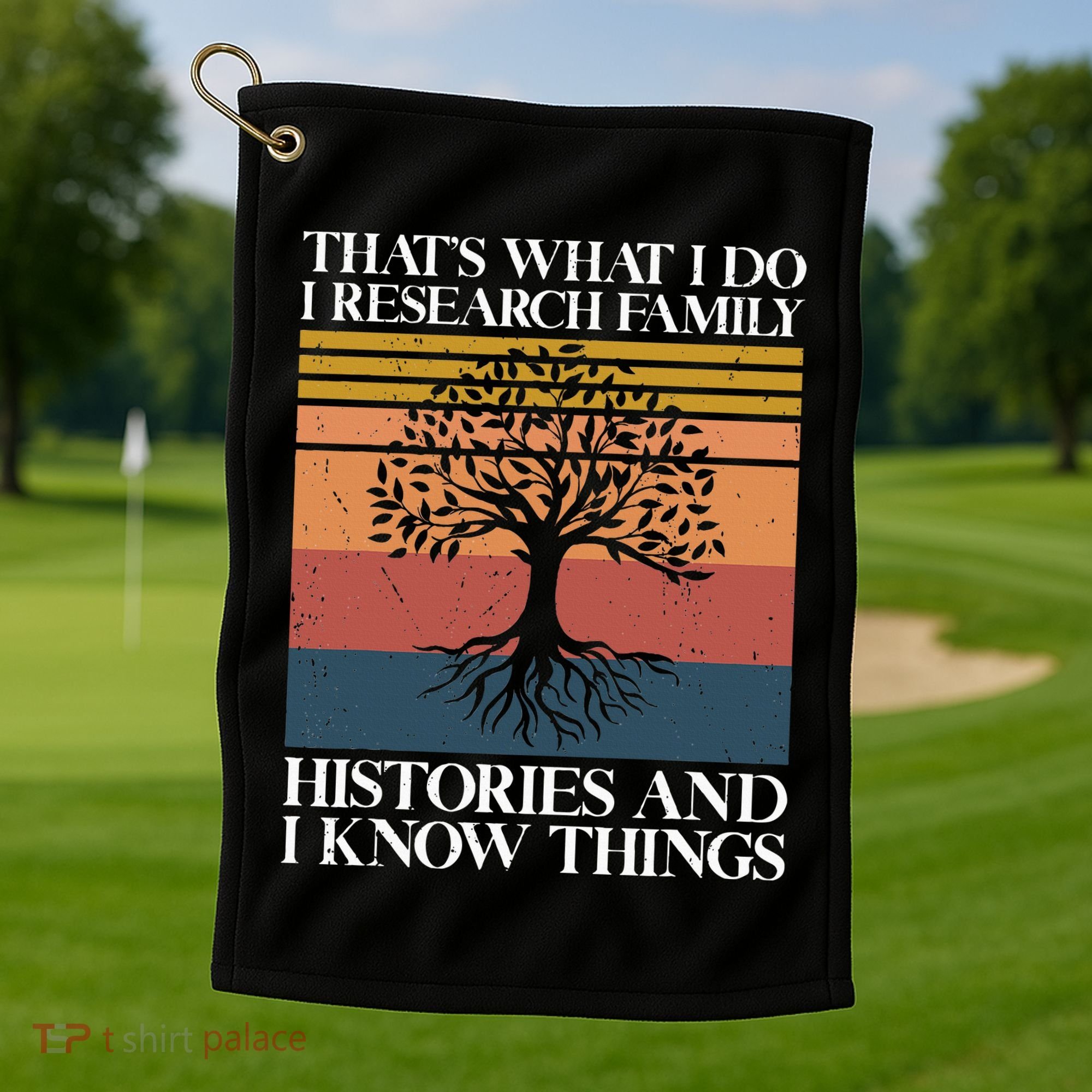 Genealogy Ancestry Dna Genealogist Family Tree Maker Golf Towel