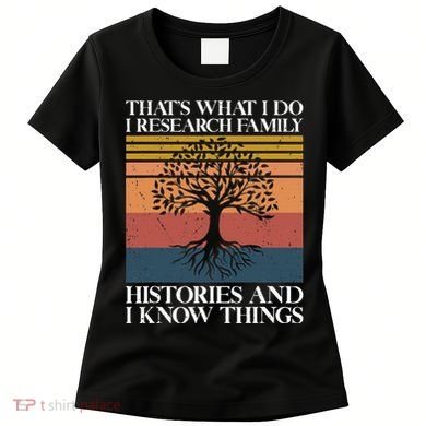 Genealogy Ancestry Dna Genealogist Family Tree Maker Women's T-Shirt