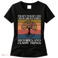 Genealogy Ancestry Dna Genealogist Family Tree Maker Women's T-Shirt thumb 0
