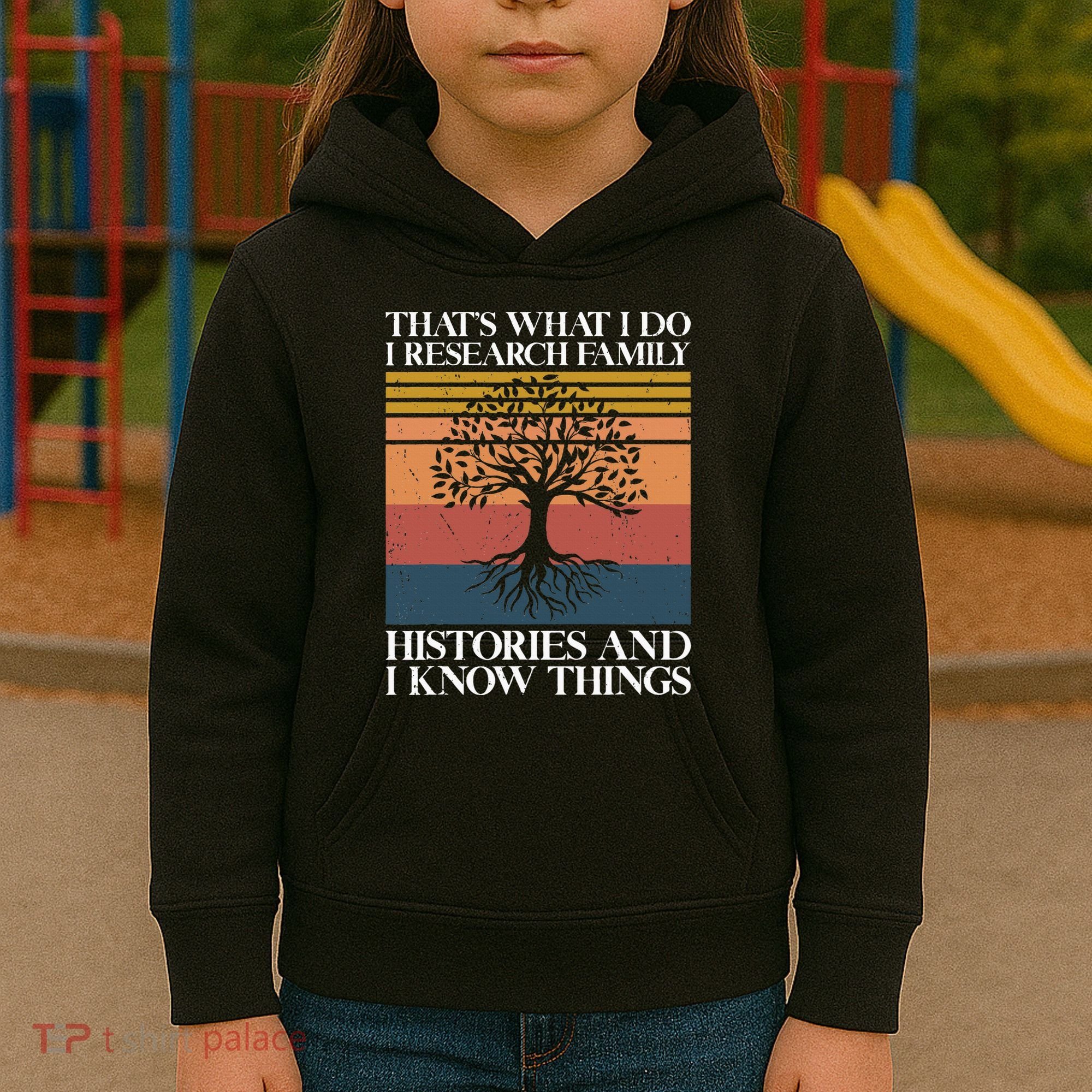 Genealogy Ancestry Dna Genealogist Family Tree Maker Kids Hoodie