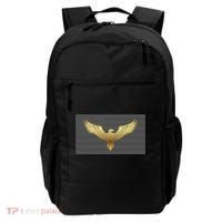 Gold American Eagle On Flag Backpack thumb 0