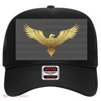 Gold American Eagle On Flag Hat thumb 0