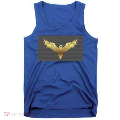 Gold American Eagle On Flag Tank Top