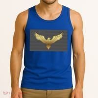 Gold American Eagle On Flag Tank Top thumb 3