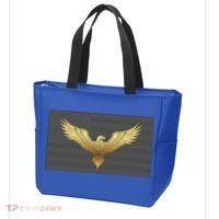 Gold American Eagle On Flag Tote Bag thumb 3