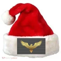 Gold American Eagle On Flag Santa Hat thumb 0