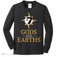 Gods And Earths Five Percent Nation Five Percenter Kids Long Sleeve Shirt thumb 0