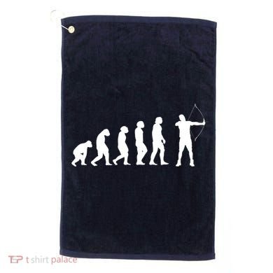 Great Archery Evolution Gift Bow And Arrow Golf Towel