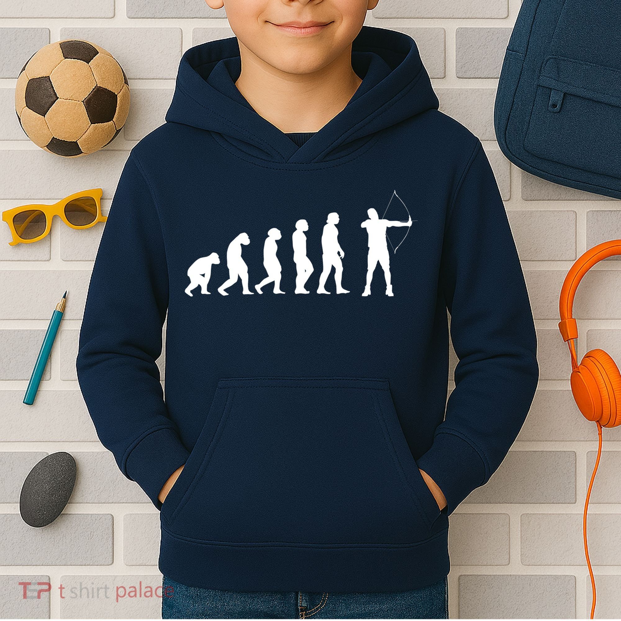 Great Archery Evolution Gift Bow And Arrow Kids Hoodie