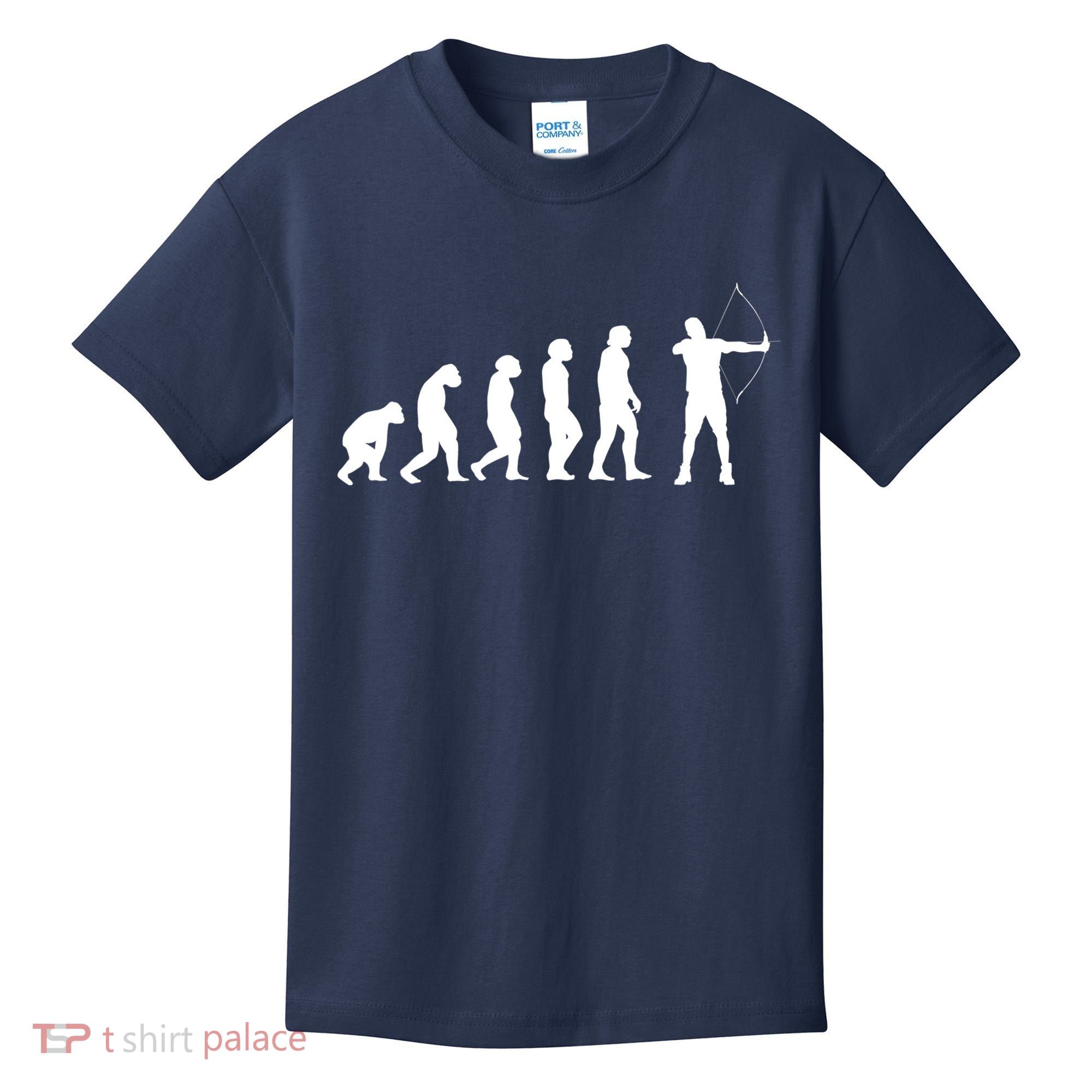 Great Archery Evolution Gift Bow And Arrow Kids T-Shirt