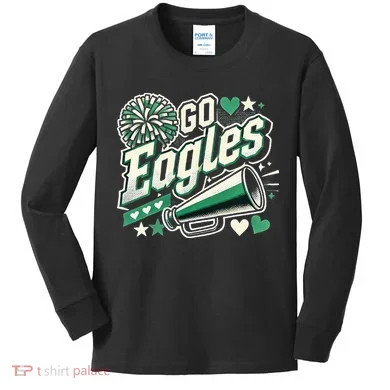 Go Ahead Eagles Kids Long Sleeve Shirt