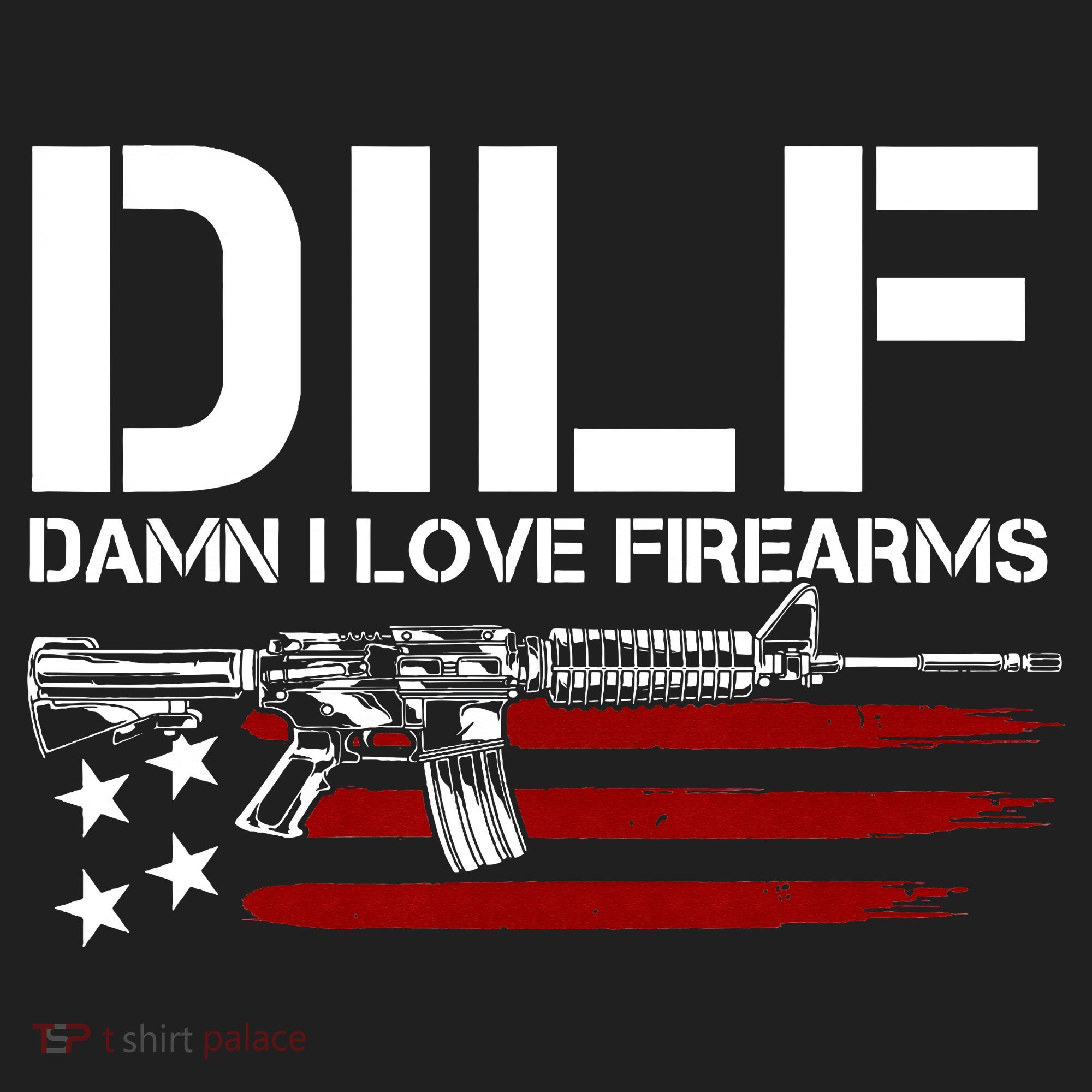 Gun American Flag DILF Damn I Love Firearms Beanie