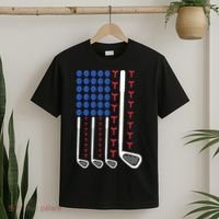 Golf American Flag Golfing Gift For Father's Day T-Shirt thumb 2