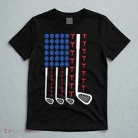 Golf American Flag Golfing Gift For Father's Day T-Shirt thumb 5