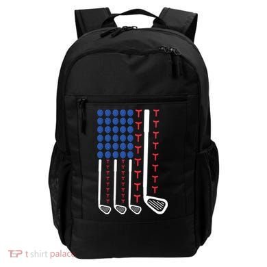 Golf American Flag Golfing Gift For Father's Day Backpack