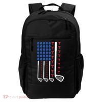 Golf American Flag Golfing Gift For Father's Day Backpack thumb 0