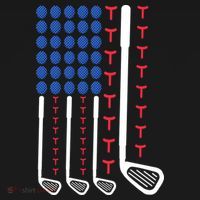 Golf American Flag Golfing Gift For Father's Day Women's Tank Top thumb 5