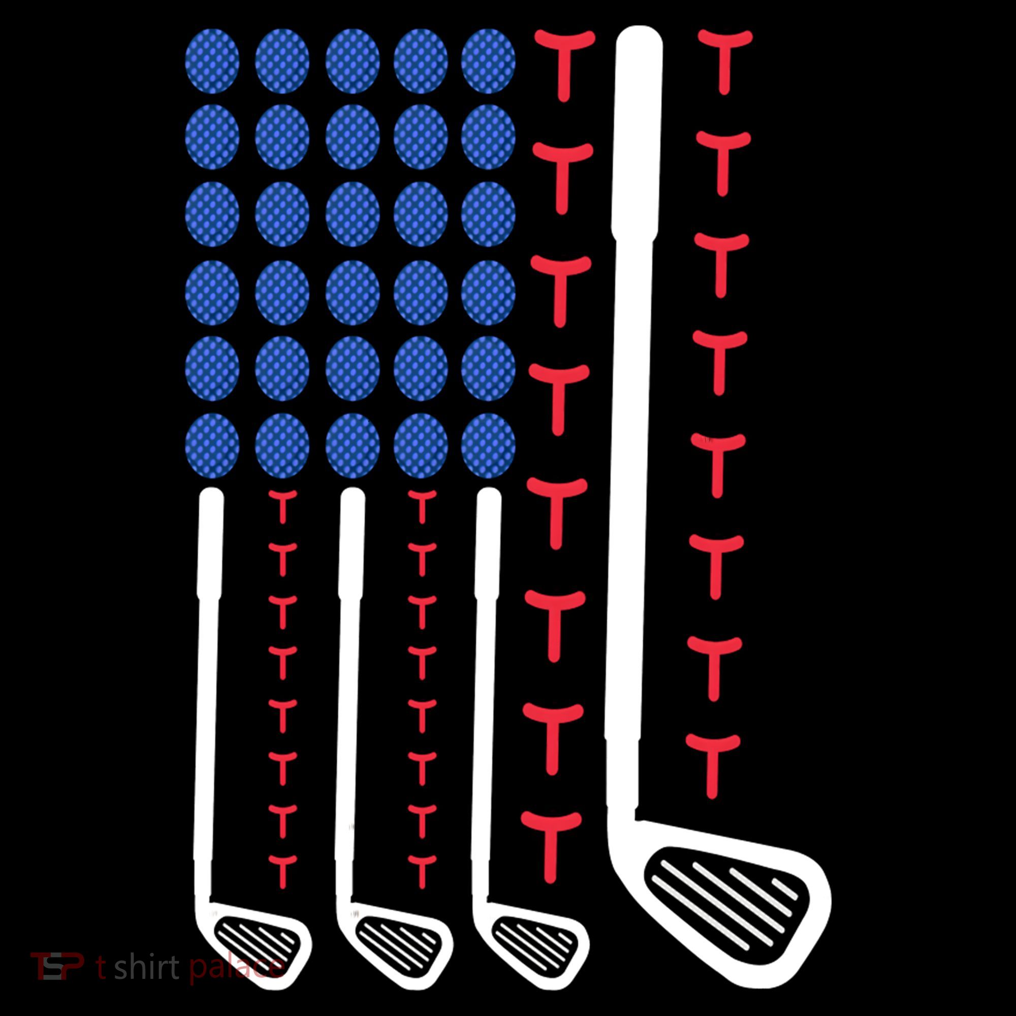 Golf American Flag Golfing Gift For Father's Day Women's Tank Top