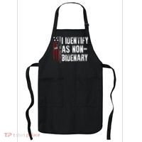 Gun American Flag I Identify As Non Bidenary Apron thumb 0